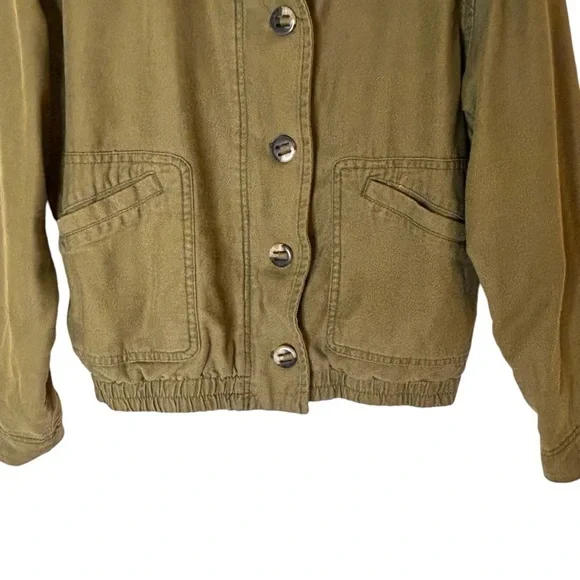 Free People We The Free Military Bomber Jacket - Picture 5 of 13